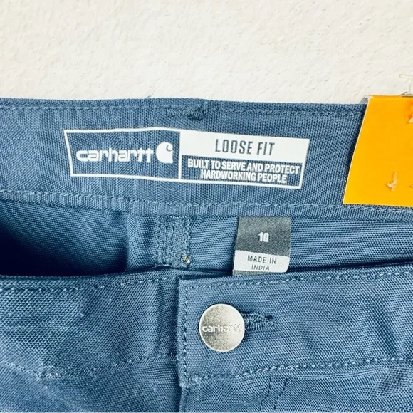Carhartt Rugged Professional Series. Flex Loose Fit Work Shorts, women Size 10. - Picture 5 of 8